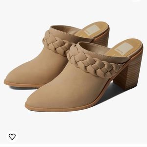 Dolce Vita Royd Braided Mules /Slip On Shoes Almond Toe Block Heel Size 9